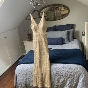 Champagne sparkle gown